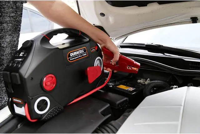 Alt view image 8 of 9 - Duracell Powerpack Pro 1300 DR600PWR|1,300 AMPs|Jumpstarts 4, 6 and 8 cylinder vehicles|160 PSI |600 watts |2 X 2.4A USB ports |ajustable LED light