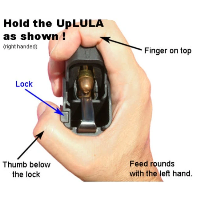 Alt view image 2 of 2 - Butler Creek Maglula UpLULA Magazine Speed Loader 9mm-.45 ACP 24222 UP60B