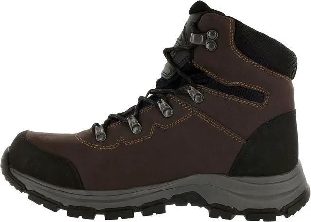 Alt view image 3 of 4 - Magnum 6" Men Waterproof Hiking Work Steel Toe Leather Coffee Shoes Boots - Size 7.5