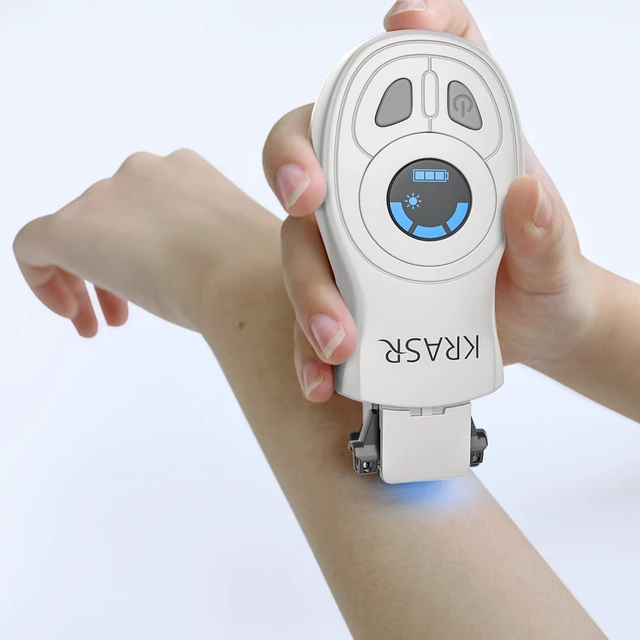 Alt view image 4 of 6 - KRASR Women's Blu-Ray Safe & Painless Thermal Technology Permanent Hair Remover