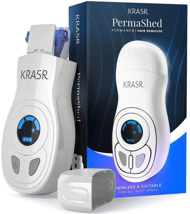 Main image of KRASR Women's Blu-Ray Safe & Painless Thermal Technology Permanent Hair Remover