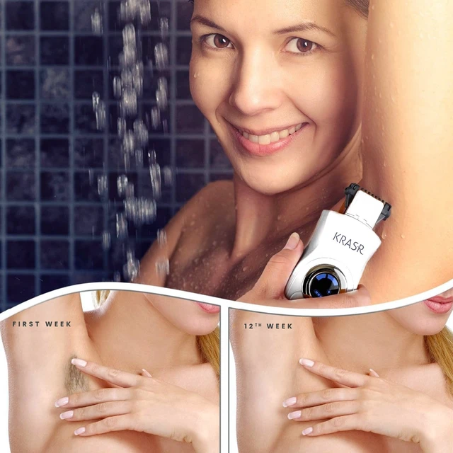 Alt view image 3 of 6 - KRASR Women's Blu-Ray Safe & Painless Thermal Technology Permanent Hair Remover