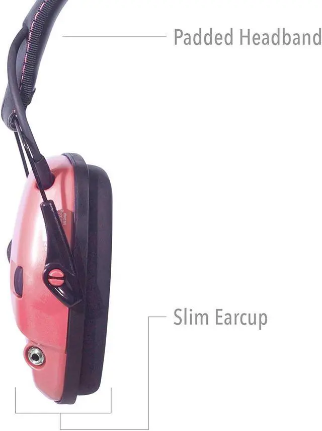 Alt view image 4 of 19 - HOWARD LEIGHT R-02523 HOWARD LEIGHT R-02523 Impact Sport Pink Electronic Earmuff