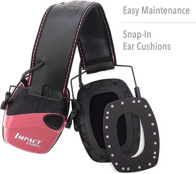 Alt view image 8 of 19 - HOWARD LEIGHT R-02523 HOWARD LEIGHT R-02523 Impact Sport Pink Electronic Earmuff