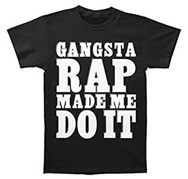 Main image of Ice Cube Raw Footage Men's Gangsta Rap Made Me Do It T-Shirt - Black - X Large