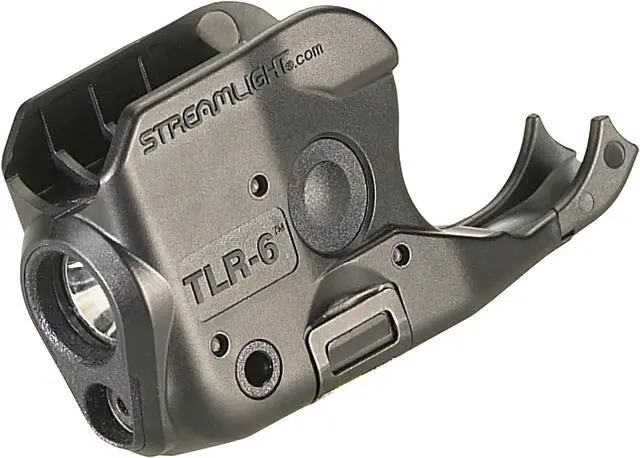 Alt view image 6 of 11 - Streamlight TLR-6, Tac Light w/laser, For SIG P238/P938, White LED and Red Laser, Includes 2 CR 1/3N Lithium Batteries,