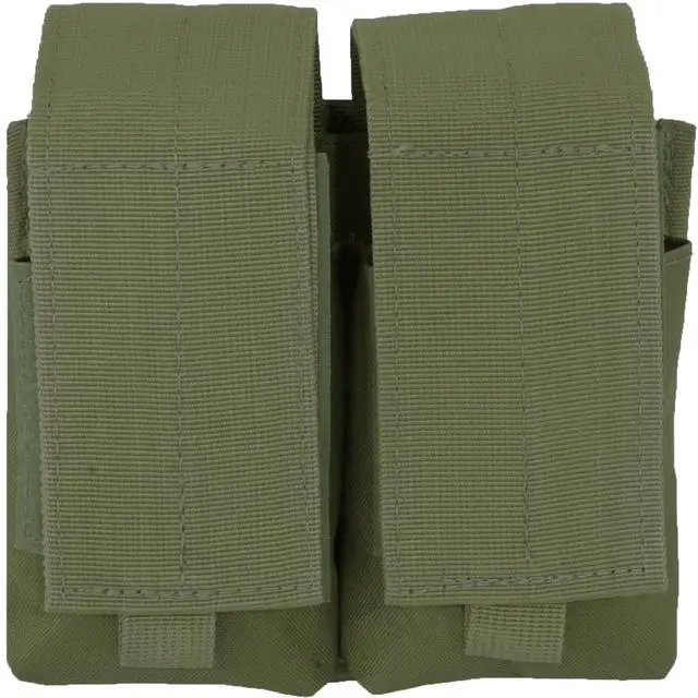 Main image of Every Day Carry Tactical MOLLE Webbing 5.56 Dual Rifle Magazine Pouch - OD Green