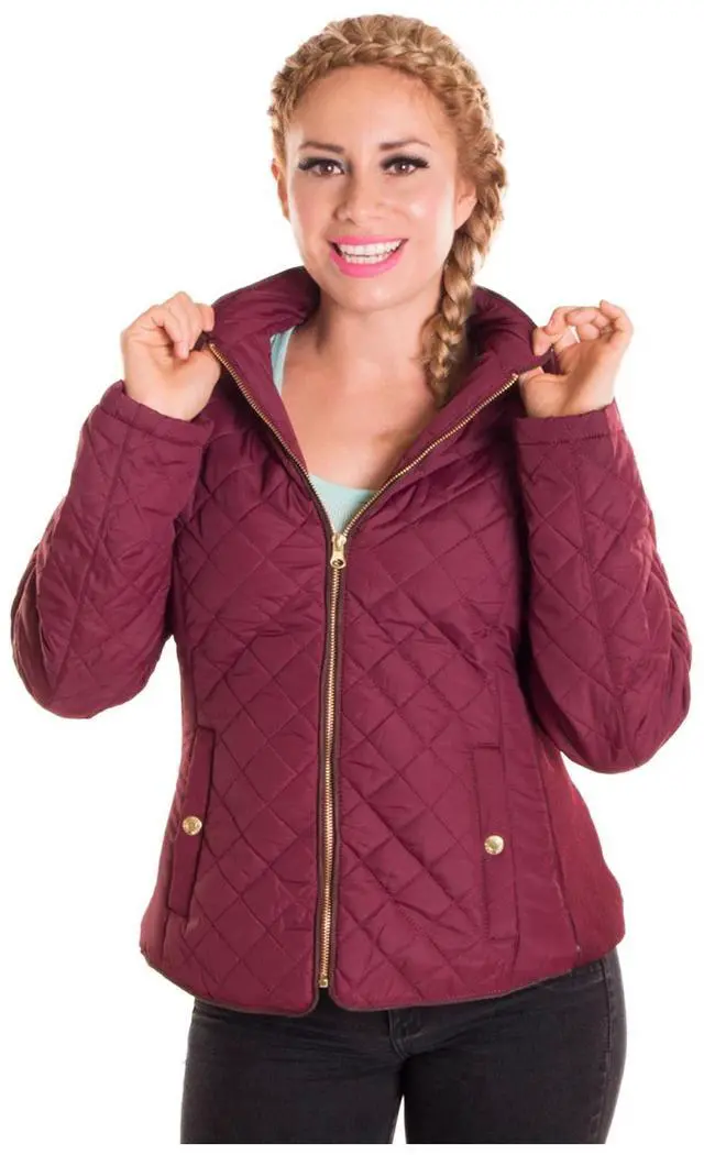 Alt view image 2 of 7 - Alta Designer Fashion Women's Outerwear Insulated Jacket - Red - Large