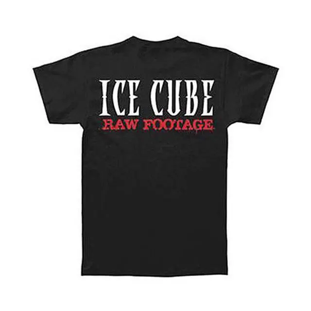 Alt view image 2 of 2 - Ice Cube Raw Footage Men's Gangsta Rap Made Me Do It T-Shirt - Black - X Large