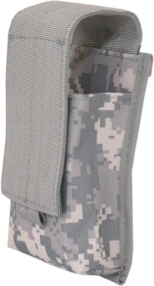 Alt view image 3 of 3 - 2 Pack Every Day Carry Tactical MOLLE Double Rifle Magazine Pouch - ACU