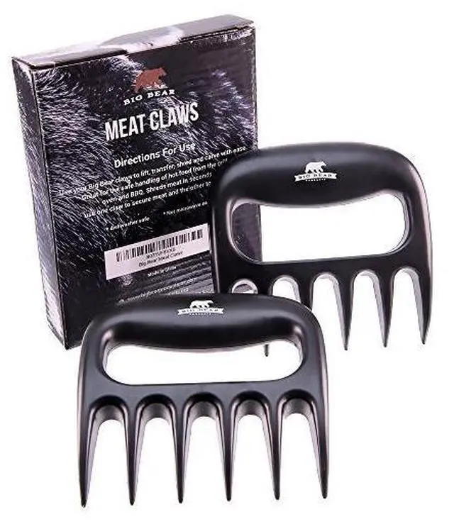 Alt view image 2 of 6 - Alta Premium Meat Shredder Claws, Shred / Pull / Carve Food, Black