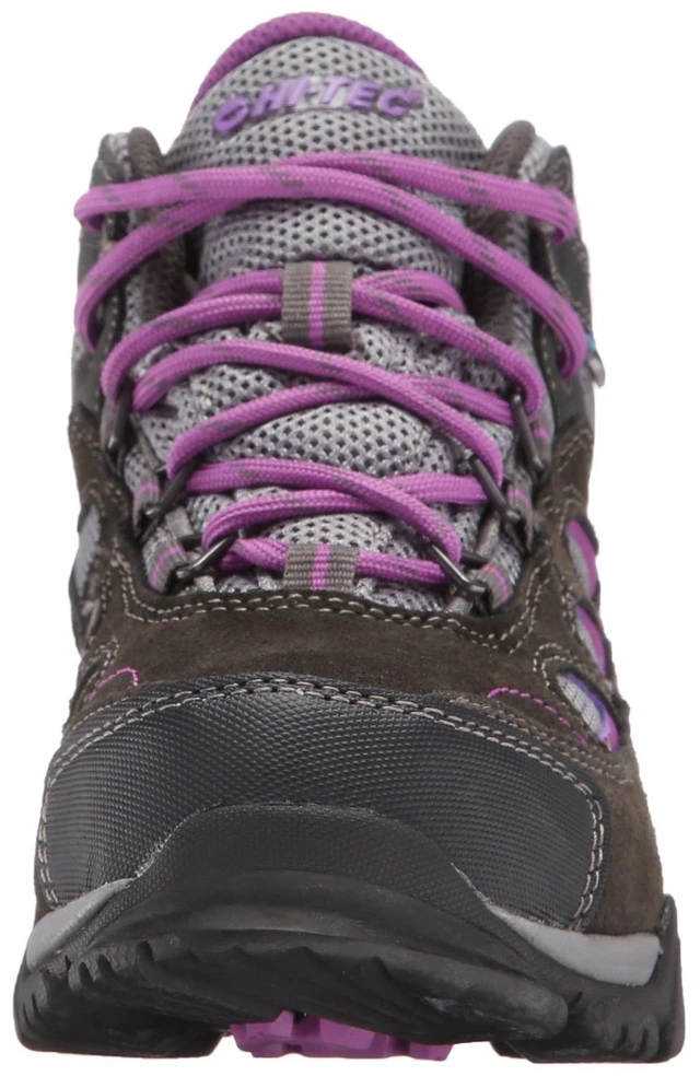 Alt view image 3 of 7 - Hi-Tec 31479 Kids Logan MDT Eva Suede Leather/Mesh Waterproof Ch Hiking Boots 5