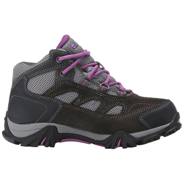 Alt view image 2 of 7 - Hi-Tec 31479 Kids Logan MDT Eva Suede Leather/Mesh Waterproof Ch Hiking Boots 5