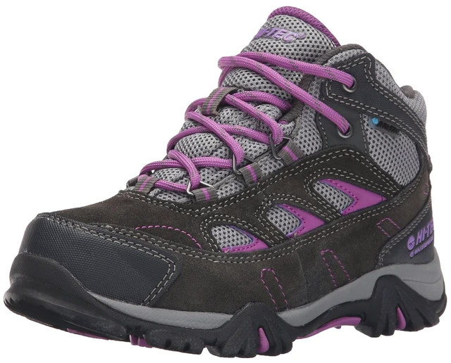 Main image of Hi-Tec 31479 Kids Logan MDT Eva Suede Leather/Mesh Waterproof Ch Hiking Boots 5