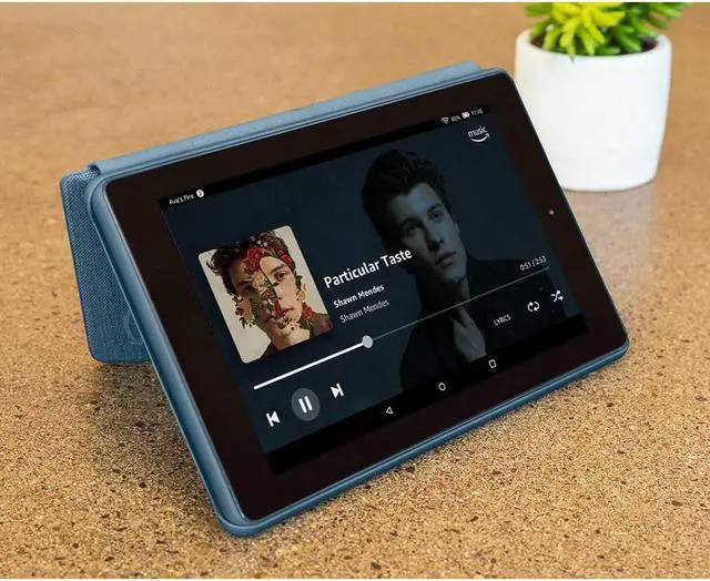 Alt view image 2 of 20 - Amazon Fire 7 2019 7" Tablet 16GB Twighlight Blue B07HZHJGY7