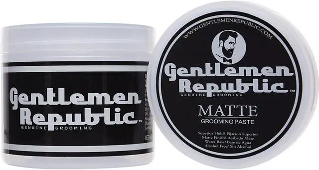Main image of Gentlemen Republic Matte Grooming Paste Genuine Grooming for Men - 8 oz