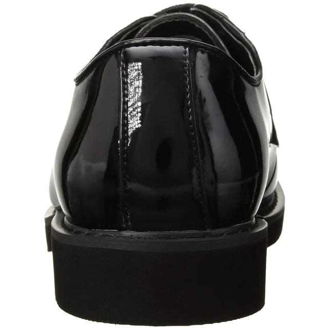 Alt view image 3 of 7 - Ridge Men's 7001 Oxford Dress Uniform Shoes High-Gloss Non-Slip Military Black