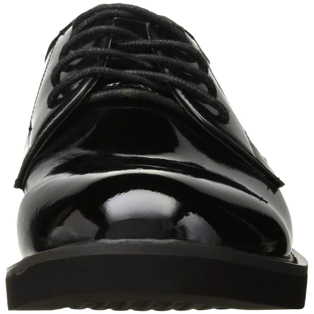 Alt view image 2 of 7 - Ridge Men's 7001 Oxford Dress Uniform Shoes High-Gloss Non-Slip Military Black