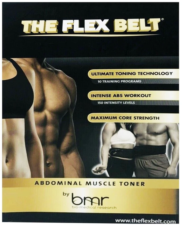 Main image of THE FLEX BELT Ab Belt Workout – FDA Cleared to Tone, Firm and Strengthen the Abdominal Muscles