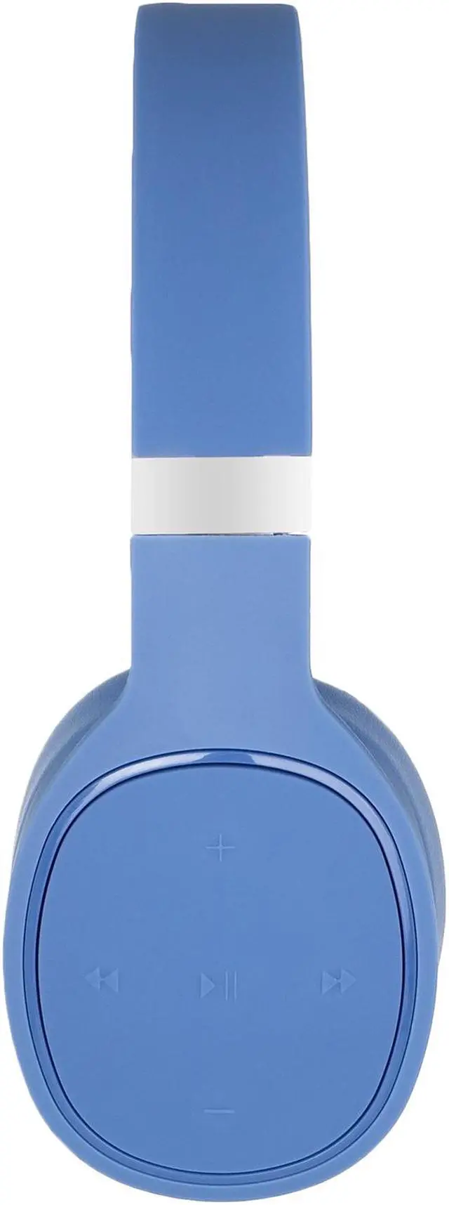 Alt view image 3 of 7 - Bluetooth Deep Bass Over-Ear Hi-Fi Wireless Headphones w/ Built-In Mic, Blue