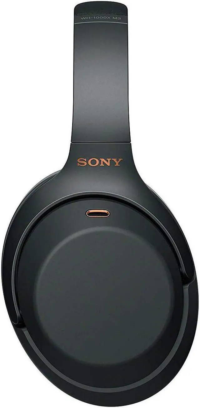 Alt view image 4 of 20 - Sony WH-1000XM3/B Wireless Industry-Leading Noise-Cancelling Over-Ear Headphones (Black)