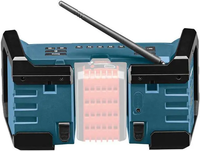 Alt view image 8 of 10 - Bosch PB180 18V Lithium-Ion AM/FM Radio with MP3 Compatibility
