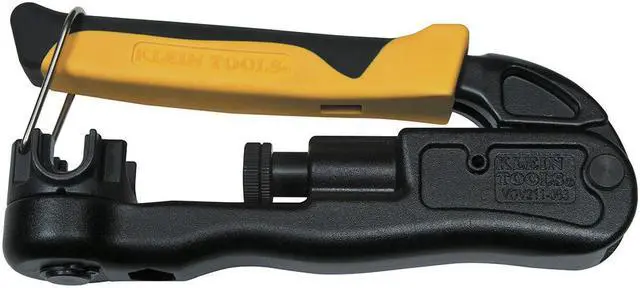 Alt view image 7 of 17 - Klein Tools VDV211-063 Multi-Connector Compression Crimper-Lateral