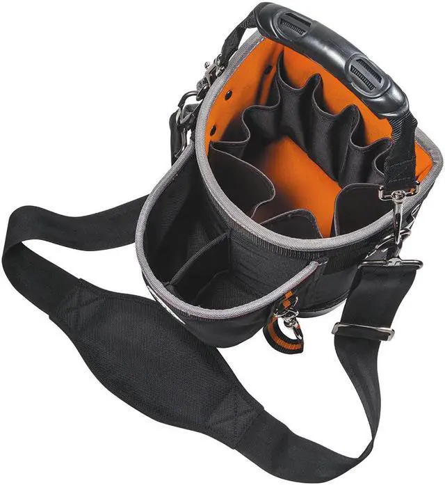 Alt view image 9 of 16 - Klein Tools Tradesman Pro Organizer Shoulder Pouch