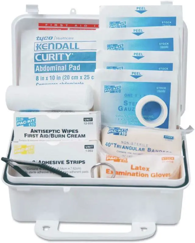 Alt view image 7 of 9 - Weatherproof Plastic Basix #10 First Aid Kit 1 EA