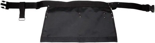 Alt view image 7 of 16 - KLEIN TOOLS 5244 Black Ballistic Polyester Tool Belt, 6 Pockets, 5244