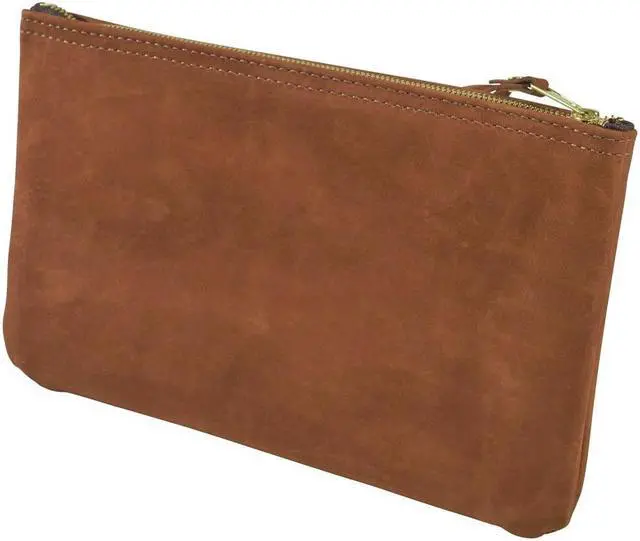 Alt view image 4 of 13 - KLEIN TOOLS 5139L Tool Bag, Top Grain Leather, 1 Pockets, Brown