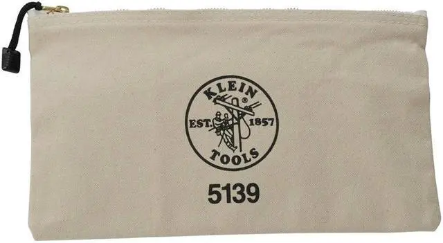 Alt view image 5 of 13 - Klein Tools Canvas Zipper Bag.