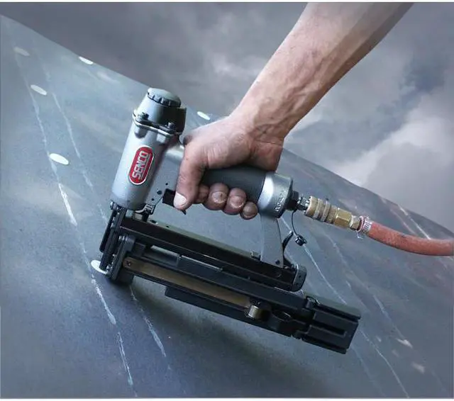 Alt view image 3 of 8 - SENCO BC58 Button Cap Stapler,1/2 in. Crown,21 ga.