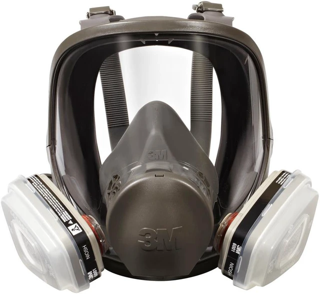 Alt view image 2 of 2 - 3M 07163 Full Facepiece Respirator Packout Organic Vapor P95, Large