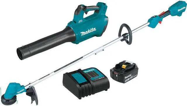 Alt view image 3 of 14 - makita xt287sm1 lithium-ion brushless cordless 18v lxt 2-pc. combo kit (4.0ah), teal