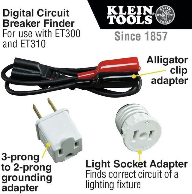 Alt view image 11 of 13 - Klein Tools Circuit Breaker Finder Accessory Kit   69411