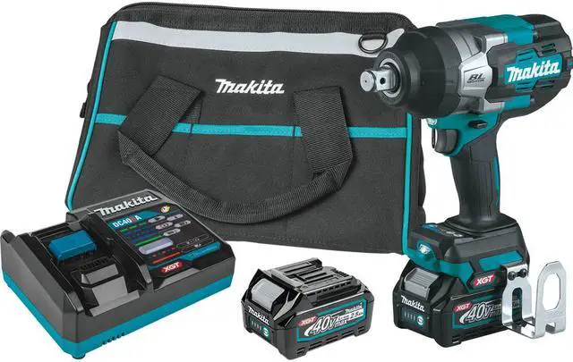 Main image of Makita GWT01D 40V max XGT Brushless Lithium-Ion 3/4 in. Cordless 4-Speed High-Torque Impact Wrench with Friction Ring Anvil Kit (2.5 Ah)