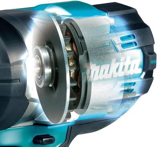 Alt view image 7 of 14 - Makita GWT01D 40V max XGT Brushless Lithium-Ion 3/4 in. Cordless 4-Speed High-Torque Impact Wrench with Friction Ring Anvil Kit (2.5 Ah)
