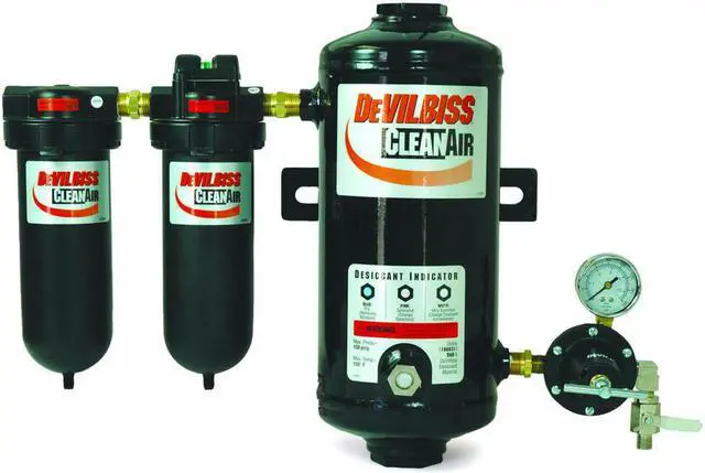 Alt view image 2 of 4 - DEVILBISS DAD-500 Desiccant Air Drying System, 3-Stage, ISO Class 1, 1/2 in