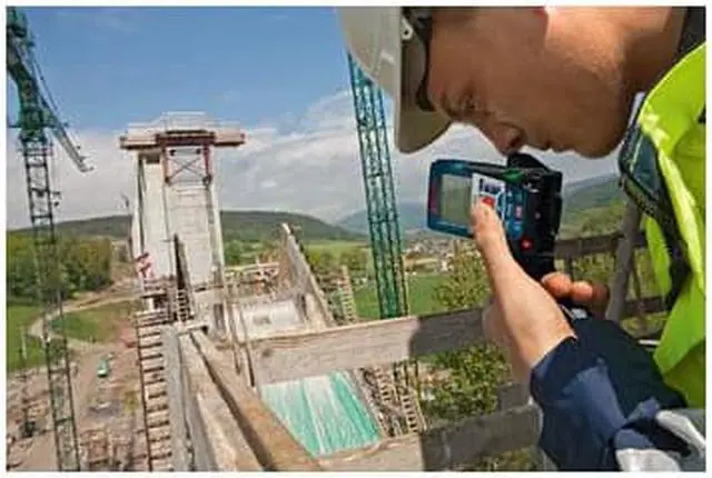 Alt view image 4 of 10 - Bosch GLR825 825 ft. Laser Distance Measurer