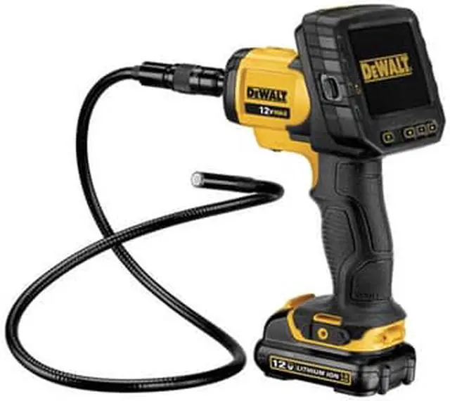 Alt view image 8 of 10 - Dewalt DCT411S1 12V MAX Cordless Lithium-Ion 9mm Inspection Camera with Wireless Screen Kit
