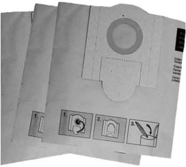 Alt view image 3 of 6 - Bag,Micron Filter,HEPA,PK3 FEIN 913038K01