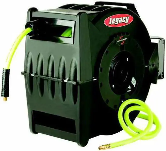 Alt view image 6 of 9 - Legacy Manufacturing L8306FZ Levelwind Retractable Hose Reel for Air with 3/8in