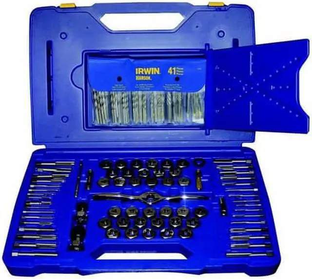 Alt view image 5 of 8 - Hanson HAN1813817 116 Piece Tap/Die/Drill Deluxe Set with PTS Handle