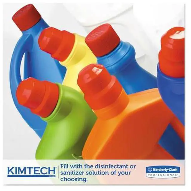 Alt view image 3 of 15 - KIMTECH PREP Wipers for Disinfectants Sanitizers, 12 x 12 1/2, White,