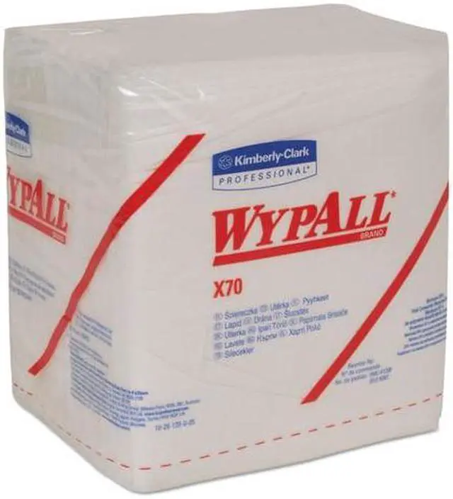 Alt view image 15 of 16 - C-Wypall X70 Rag Rplmt Hydro Wpr 1/4Fld Whi 12/