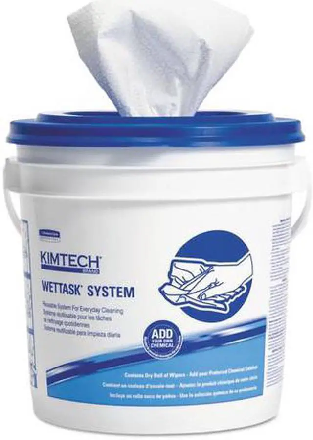 Alt view image 6 of 11 - KIMTECH PREP Wipes for WETTASK System, 12 x 12 1/2, 90/Roll, 6/Carton