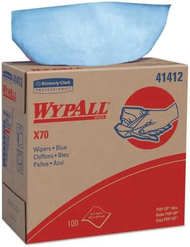 Alt view image 5 of 14 - Wypall X70 Workhorse Rags Blue 10/100