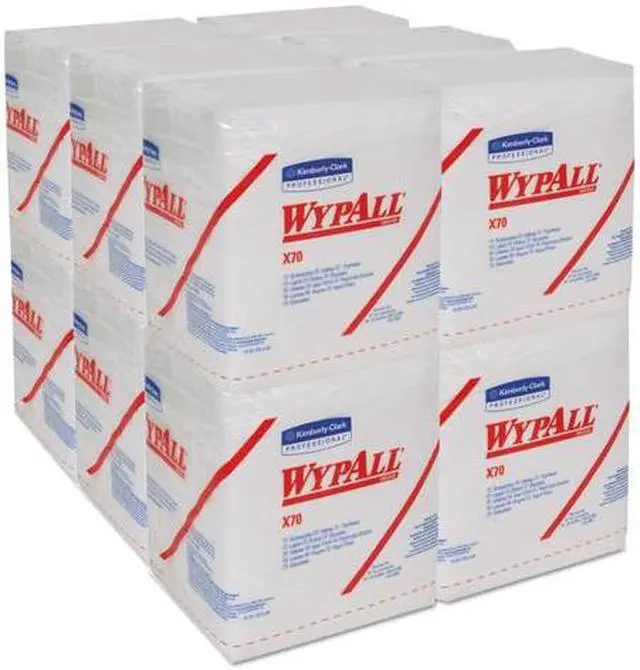 Alt view image 14 of 16 - C-Wypall X70 Rag Rplmt Hydro Wpr 1/4Fld Whi 12/