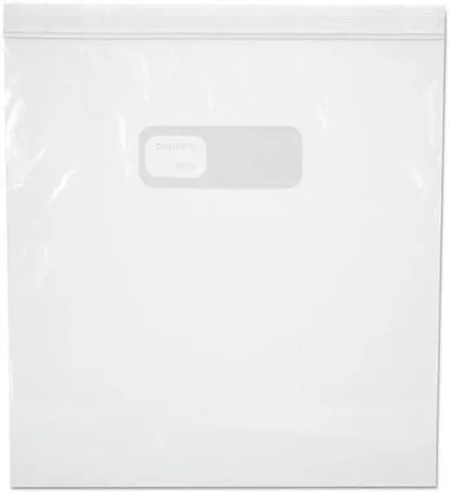 Alt view image 3 of 15 - Boardwalk Reclosable Freezer Storage Bags 1 Gal Clear LDPE 10.56 x 11 250/Box